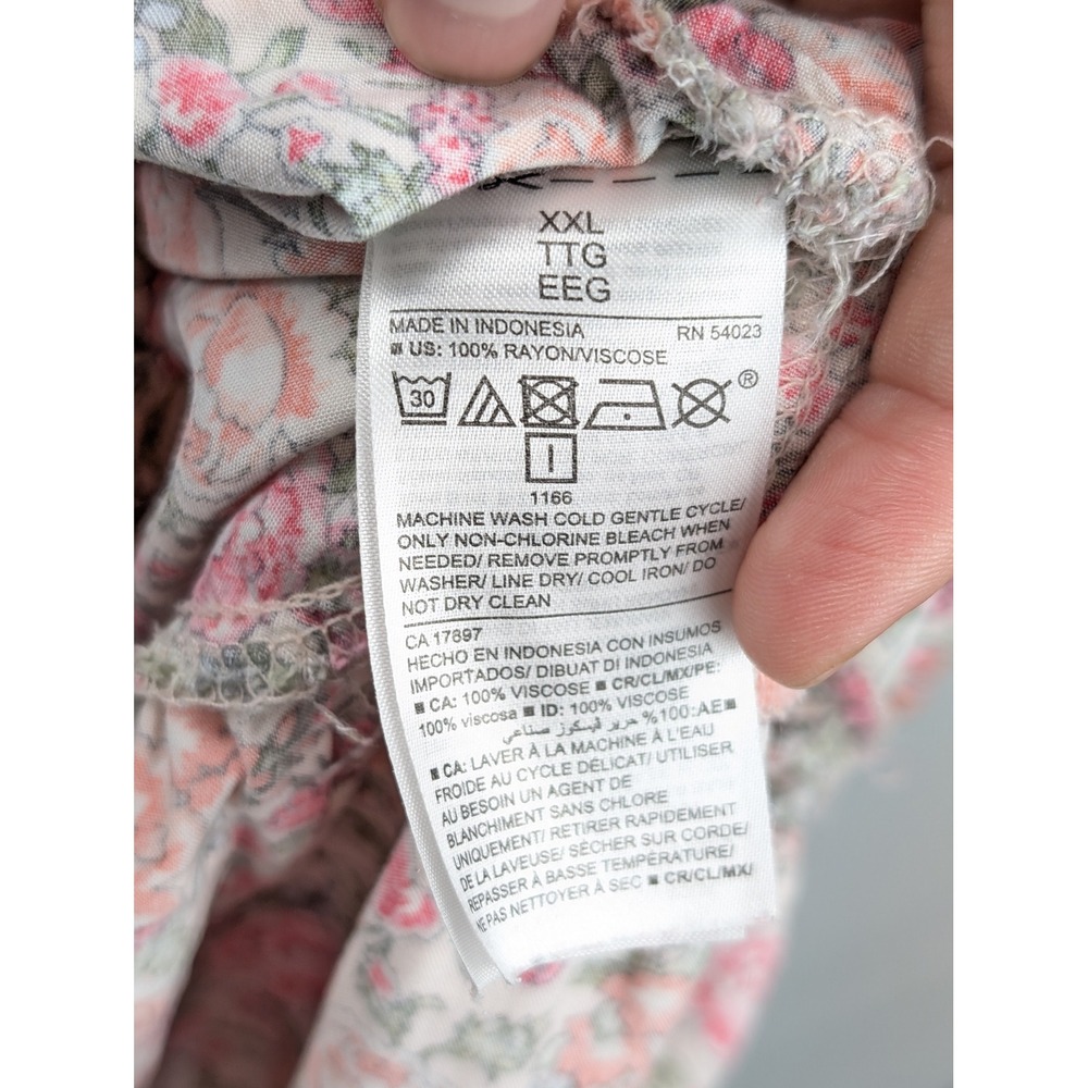 Old Navy Pink Floral Midi Dress - Picture 6 of 9